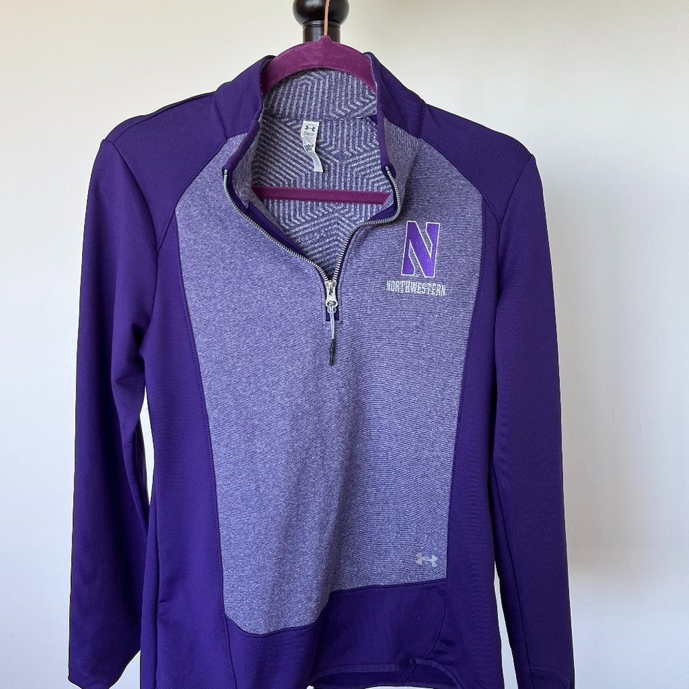 NEW Northwestern Champion Half Zip Sweater/Sweatshirt - Small